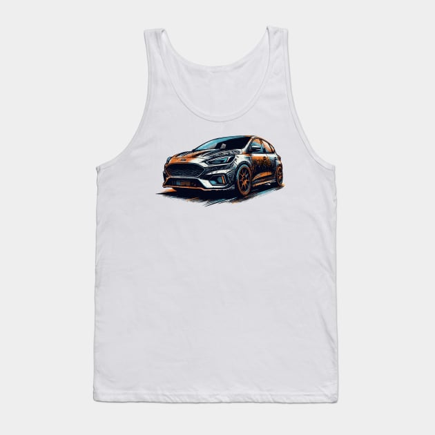 Ford Focus Tank Top by Vehicles-Art